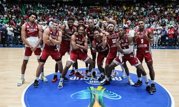 Equipo de baloncesto de Panamá. Foto: Fepaba