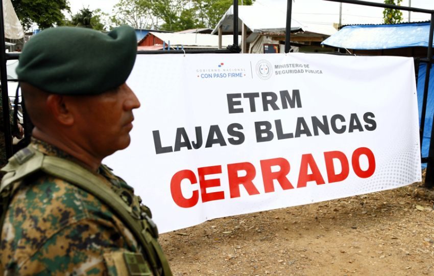 El Gobierno de Panamá cerró la principal estación migratoria a la salida del Darién. Foto: EFE