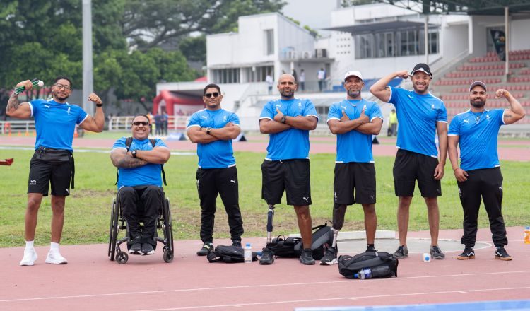 Atletas panameños en Cali, Colombia.  Foto: Pandeportes