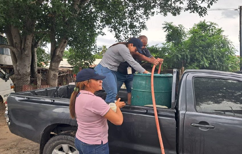Además del apoyo con el agua potable, se evaluaron las salas de urgencias y áreas de atención médica. Foto. Cortesía.Minsa