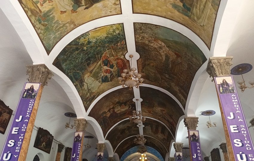 Para los residentes de Atalaya contar con estas pintiras en la Básilica es reconfortante. Melquíades Vásquez.