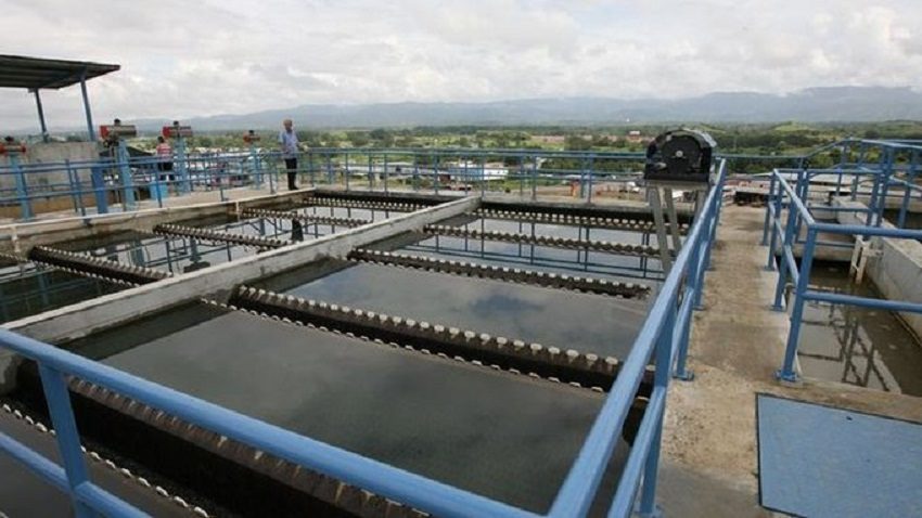 Planta potabilizadora de Pacora que en la tarde de este domingo suspendió su operación. Foto: Cortesía Idaan
