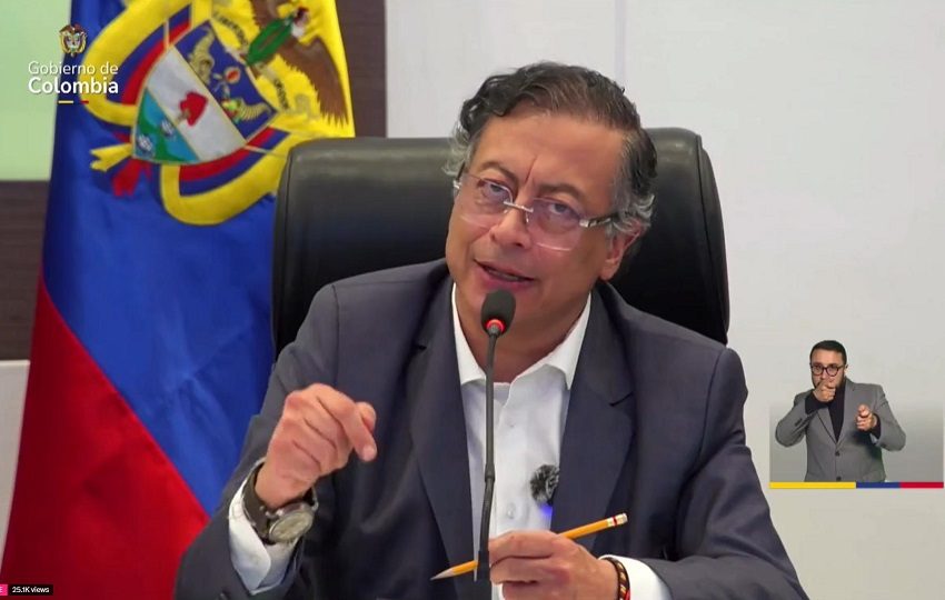  Gustavo Petro, presidente de Colombia, pide esclarecer el hecho. Foto: EFE