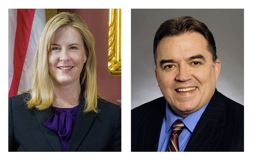  La legisladora demócrata Melissa Hortman y su marido. Foto: EFE