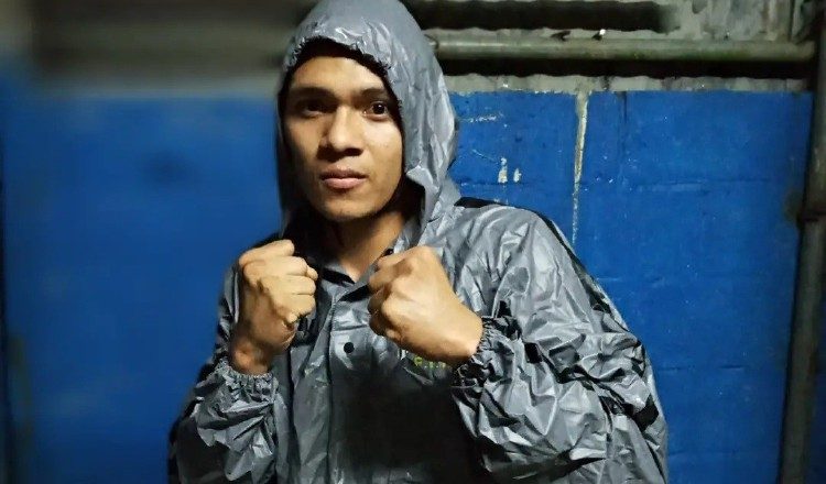 Maximiliano 'The Hammer' Bonilla expone su título nacional pluma Foto: Instagram