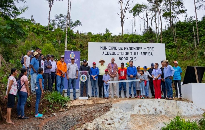 Acueducto rural en Tulú Arriba. Foto: Cortesía. 