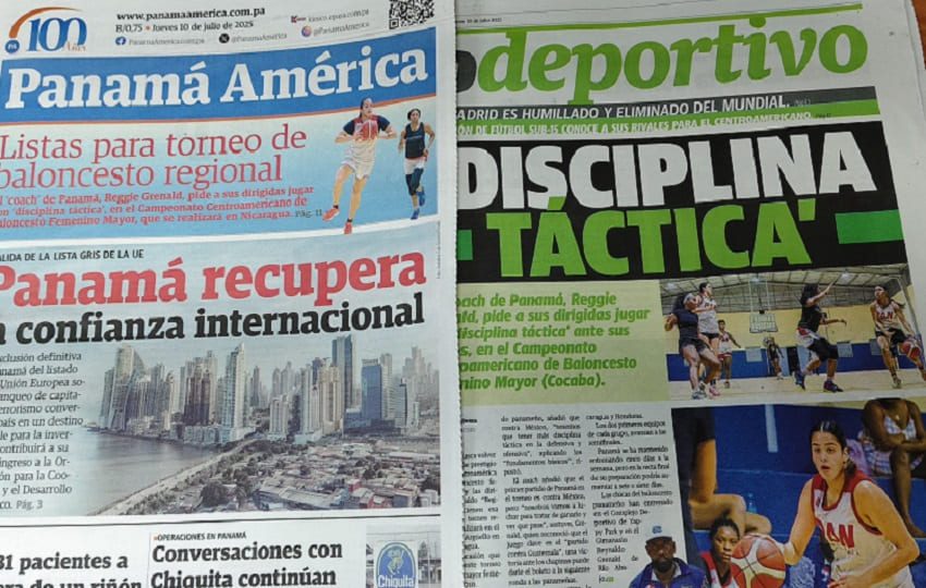 Edición de Panamá América para este jueves 10 de julio de 2025. Foto: Cortesía