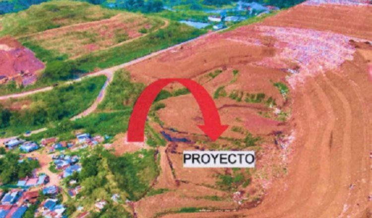 Área de Cerro Patacón destinada para la nueva tina de vertido.  Internet
