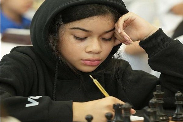 Victoria Quirós, jugadora de ajedrez. Cortesía FPA