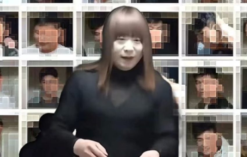 Jiao, un hombre de 38 años de Nanjing, China, se hacía pasar por mujer. Foto: X (Twitter)