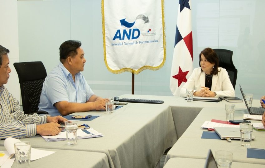  Alcalde del distrito de La Chorrera se reuné con la Autoridad Nacional de Descentralización. Foto: Cortesía.