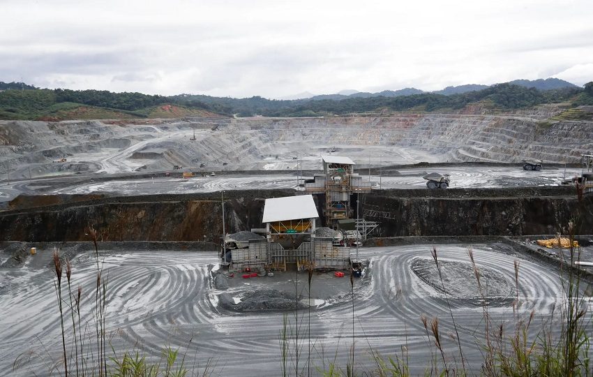 La mina Cobre Panamá, de cerca de 13.000 hectáreas, era la única explotación de este mineral en el país centroamericano. Foto: EFE