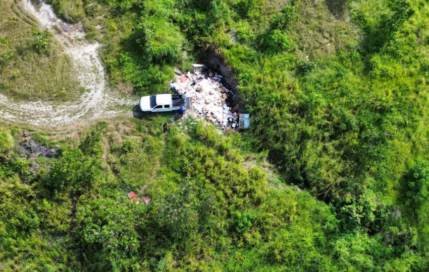 Quema de papelería de la CSS. Foto: Eric Montenegro