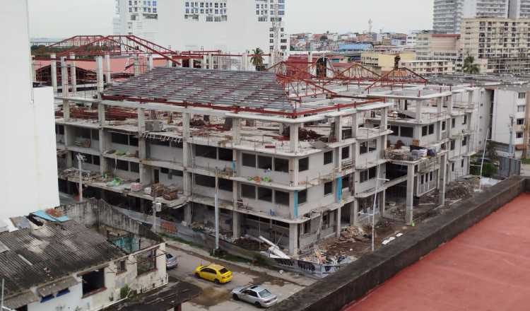 Estado actual del proyecto de construcción de la escuela República de Venezuela con más del 90% de avance. Foto: Archivo
