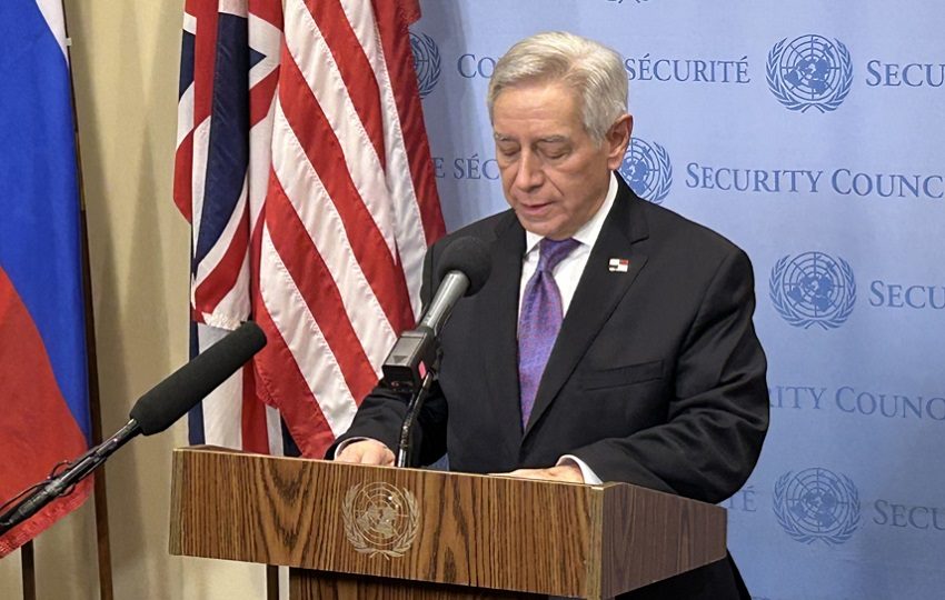 Embajador panameño en la ONU, Eloy Alfaro. Foto: EFE