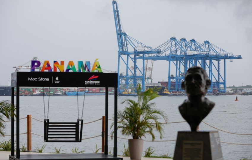Vista general del Puerto de Colón. Foto: EFE