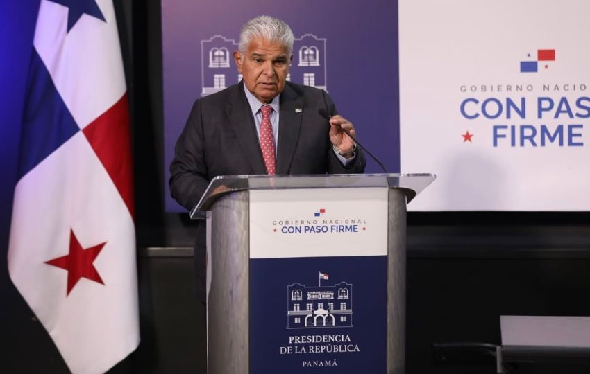 José Raúl Mulino, presidente de la República. Foto: Cortesía