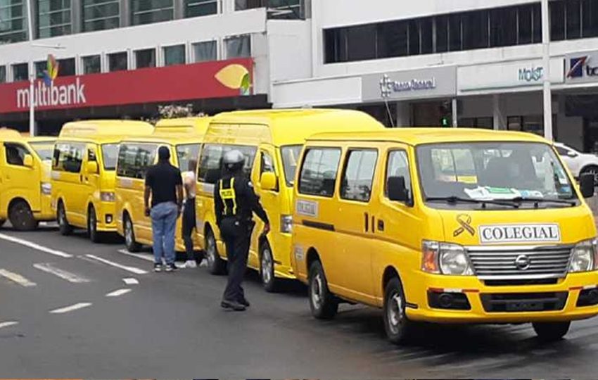 La Cámara de Transporte Colegial sostuvo una reunión con Acodeco. Foto: Grupo Epasa