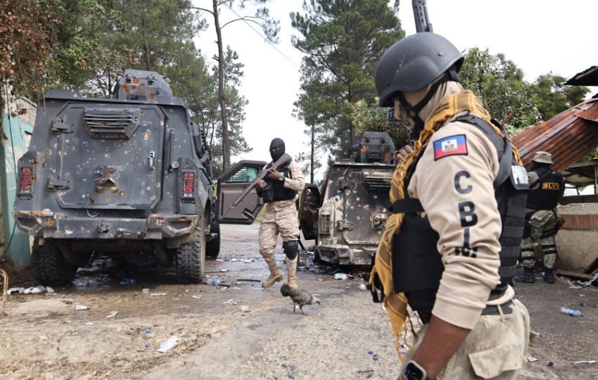 Integrantes de la Policía Nacional de Haití (PNH). Foto: EFE