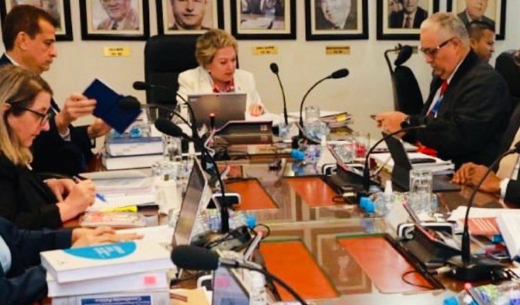 Pleno de la Corte Suprema de Justicia, encabezado por López.  Foto: Archivo