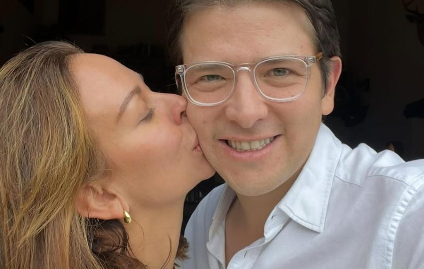 María Claudia Tarazona y Miguel Uribe Turbay. Foto: Instagram / @maclaudiat