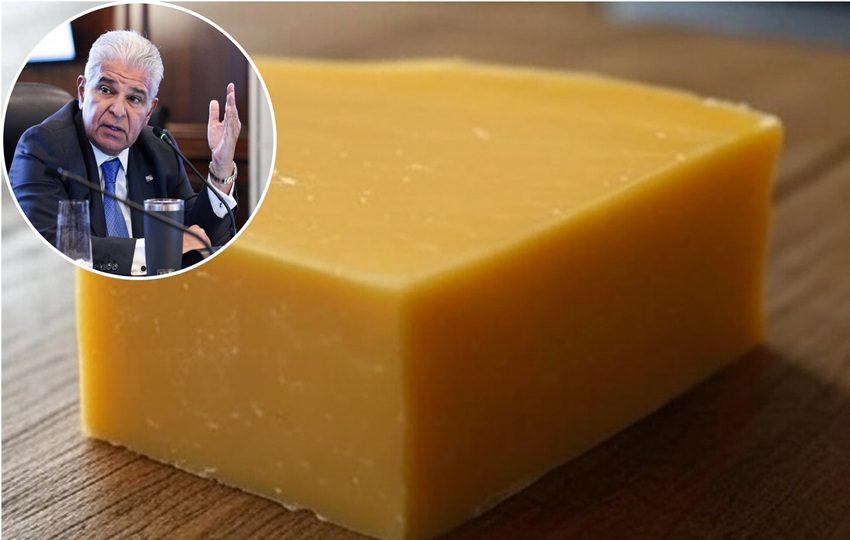 Hay un gran problema en Panamá con los quesos falsos, dijo Mulino. Foto: Grok