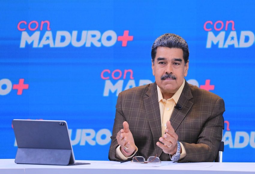 El presidente Nicolás Maduro.