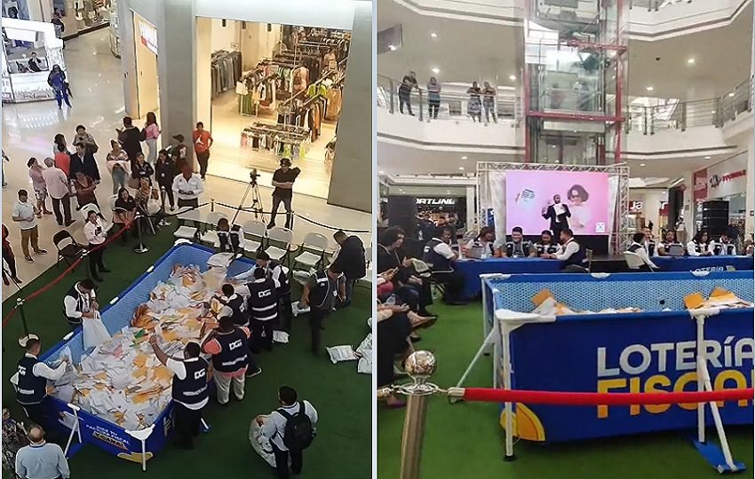 Durante el sorteo. DGI