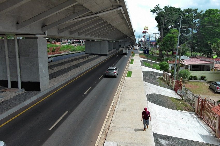 El Corredor de Playas en su concepto original llegaba hasta el poblado de Chame. Foto: Cortesía MOP