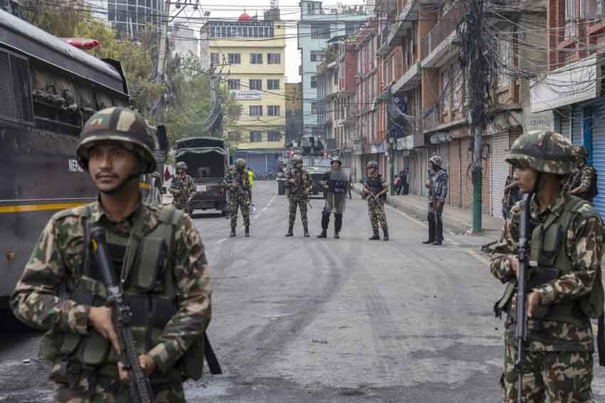 Ele ejército tomó el control de la situación. Foto EFE