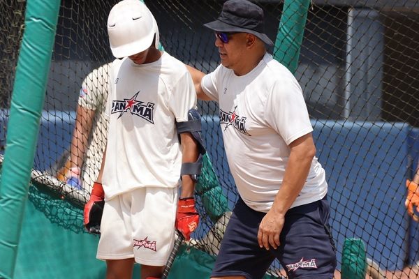 Panamá U15 entrenó bajo la tutela del piloto, Ángel Chávez. Foto: Fedebeis