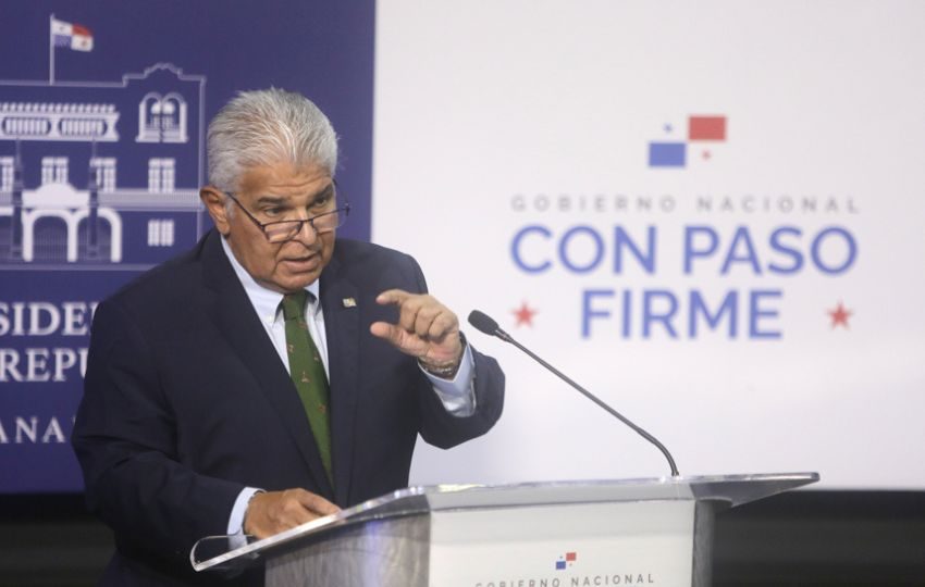  José Raúl Mulino, presidente de Panamá. Foto: EFE