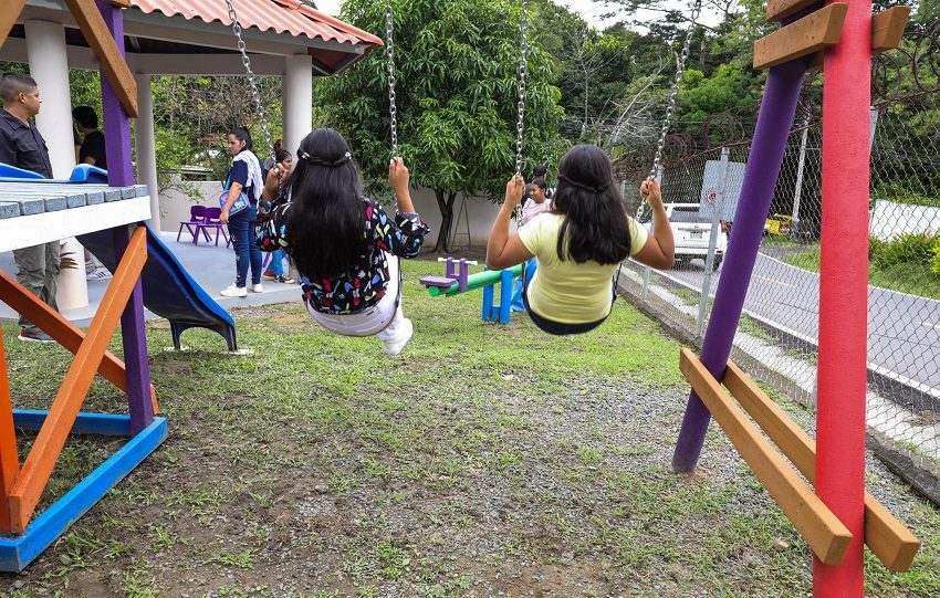 Este proyecto inició hace tres meses aproximadamente y ahora está al servicio de las niñas de la comunidad. Foto. Mides