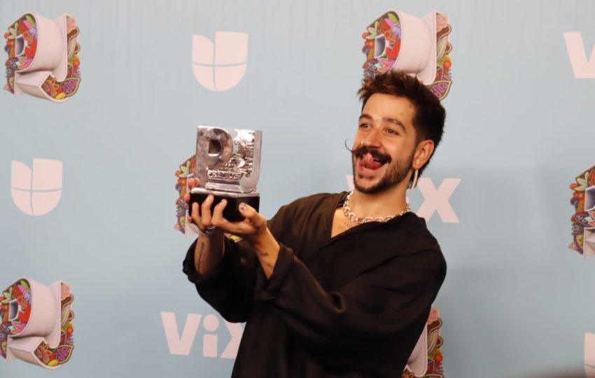 Camilo ganó la categoría 'Mejor Canción Pop / Rock'. Foto: Alexander Santamaria