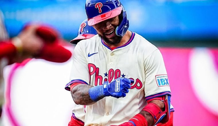 Edmundo Sosa, de los Filis de Filadelfia, Foto: Instagram