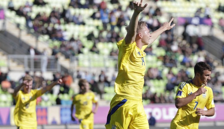 Jugadores del equipo de Ucrania. Foto: EFE