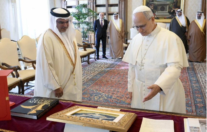 El papa le dio un voto de confianza al plan de Trump. Foto: Efe