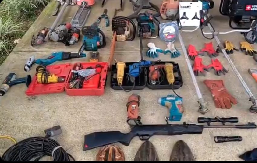 Las autoridades lograron la detensión de un ciudadano, quien fue puesto a órdenes de las autoridades competentes. Foto. Policía Nacional