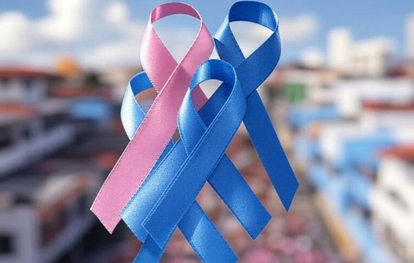 En octubre se conmemora la campaña de la cinta rosa y celeste. Foto: Ilustrativa / Grok