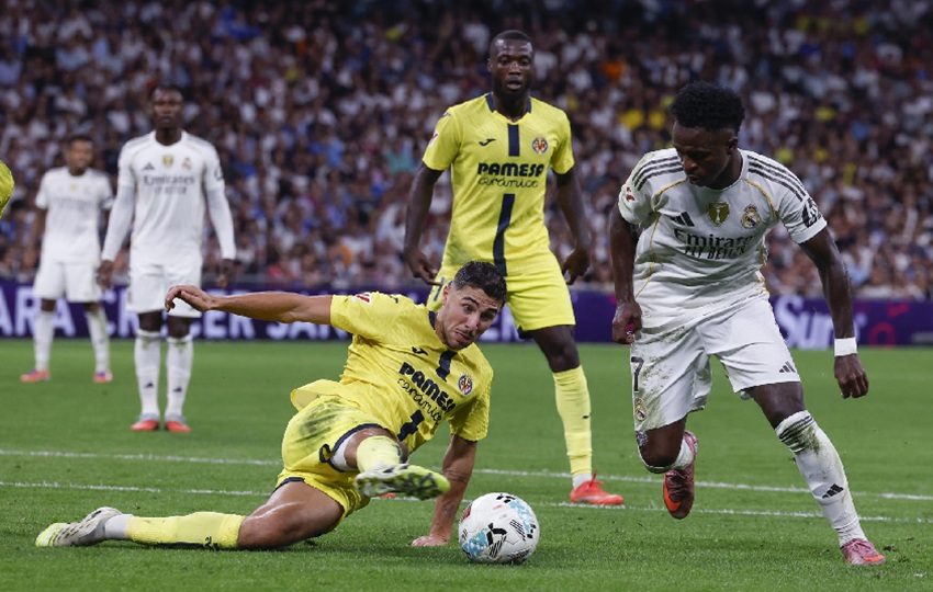 Vinícius Jr.  tuvo una gran actuación este sábado. Foto: EFE