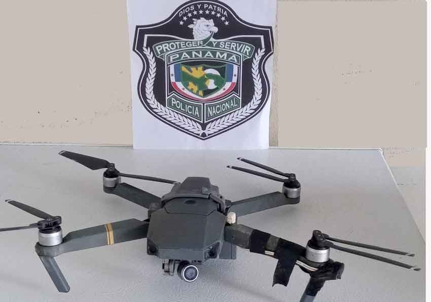 El uso de drones le permite a la Policía Nacional llegar a zonas donde no lo hace la cámara de vigilancia. Foto Ilustrativa