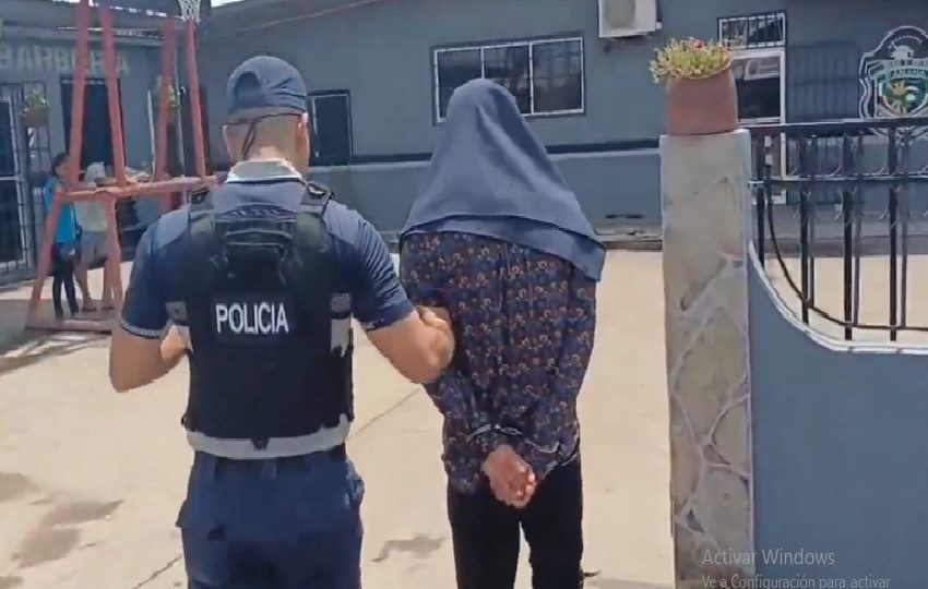 El agresor fue detenido por las autoridades tras diligencias de allanamiento. Foto. Policía Nacional