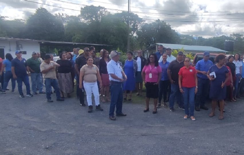 En Colón se llevaron a cabo simulacros de evacuación. Foto. Diómedes Sánchez