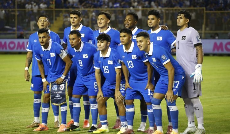Equipo de El Salvador. Foto:EFE