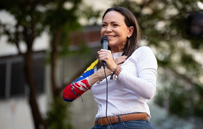 María Corina Machado, ganadora del Premio Nobel de la Paz 2025. Foto: EFE