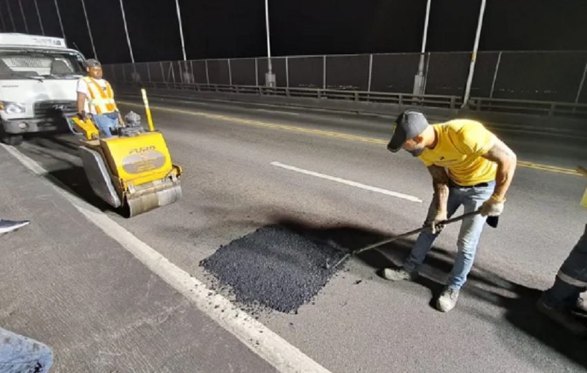 Se realizarán trabajos de reparación de la rodadura de losa en esta importante estructura vial. Foto. Cortesía MOP