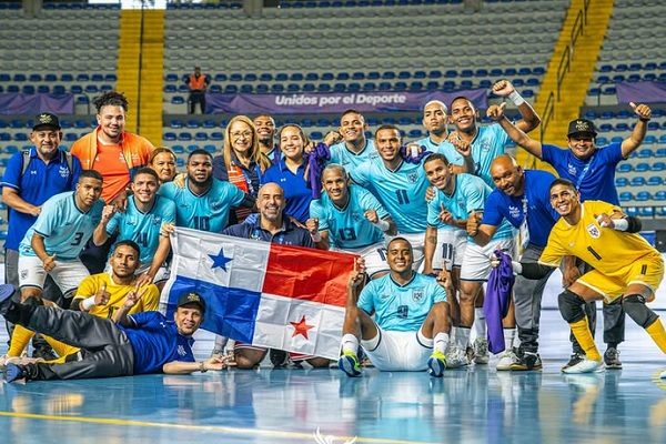 Panamá futsal masculino se llevó el oro en Guatemala. Foto: COP