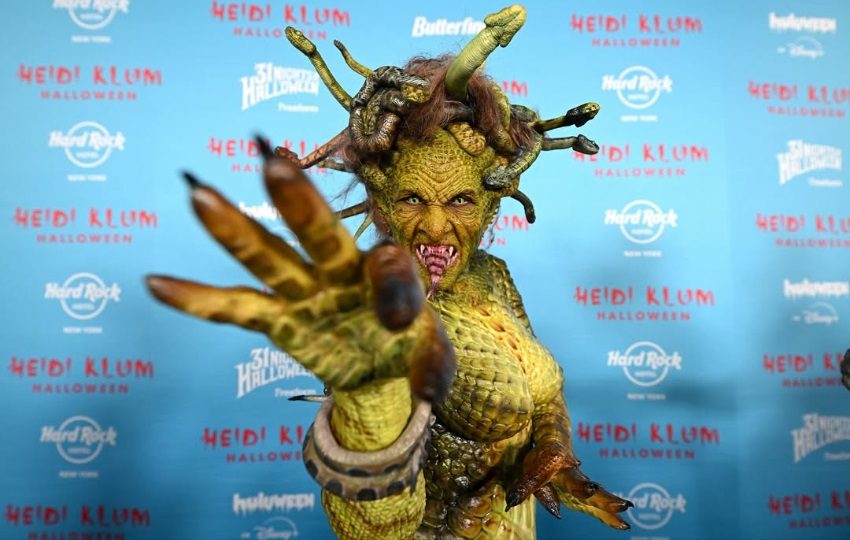 Heidi Klum como Medusa. Foto: Instagram / @heidiklum