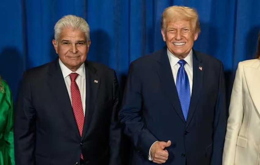 Mulino y Trump se encontraron semanas atrás en Nueva York. Foto: Cortesía