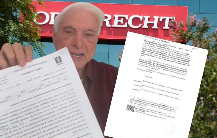 Ricardo Martinelli mostró su notificación, en el documento de al lado, el plazo dado por Brasil.